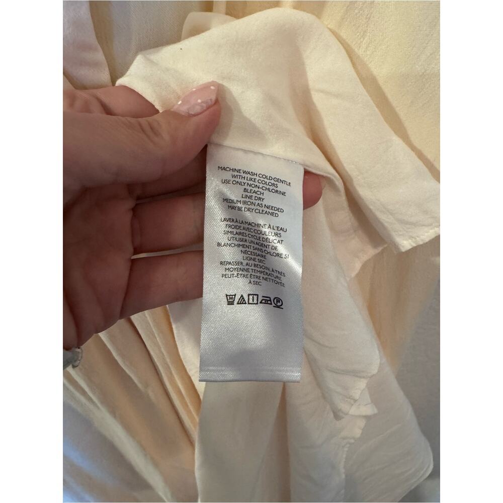 Anthropologie Cream Maxi Dress | Elegant Grecian-Inspired Evening Dress | NWOT - Picture 12 of 13
